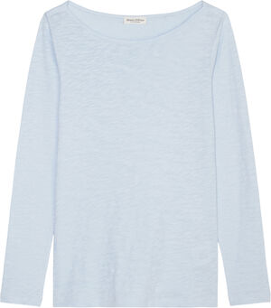 T-shirt, long sleeve, boat neck