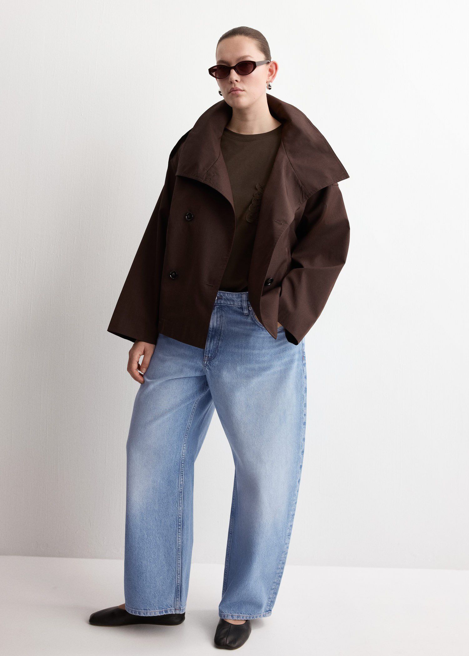 Embroidered cotton T-shirt