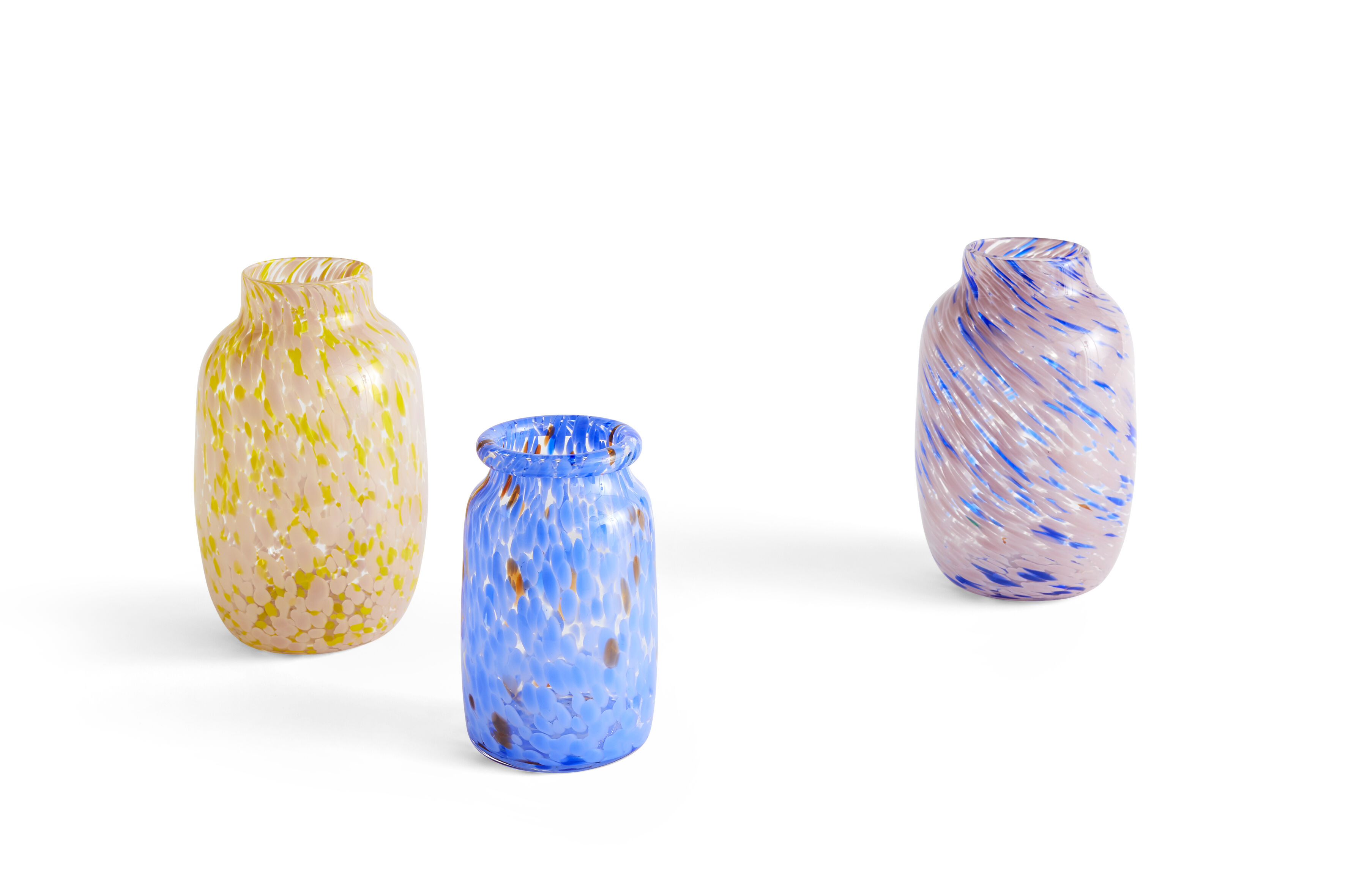 Splash Vase Round-Large-Light pink