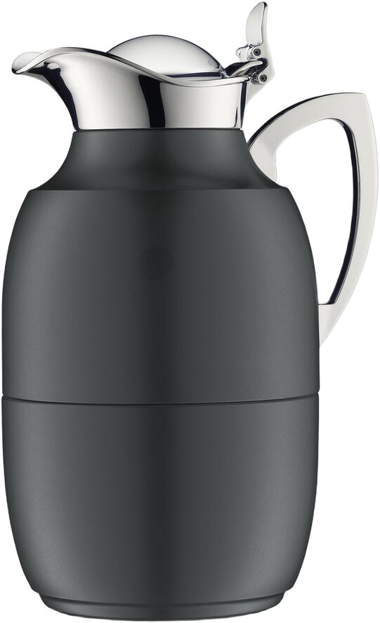 Termoskanna Juwel 1 liter Matt svart Rostfritt stål