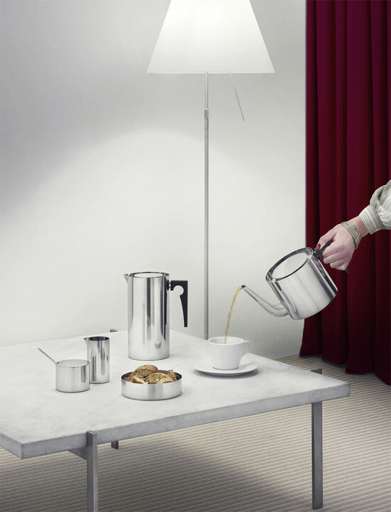 Arne Jacobsen presskanna 1 l. steel