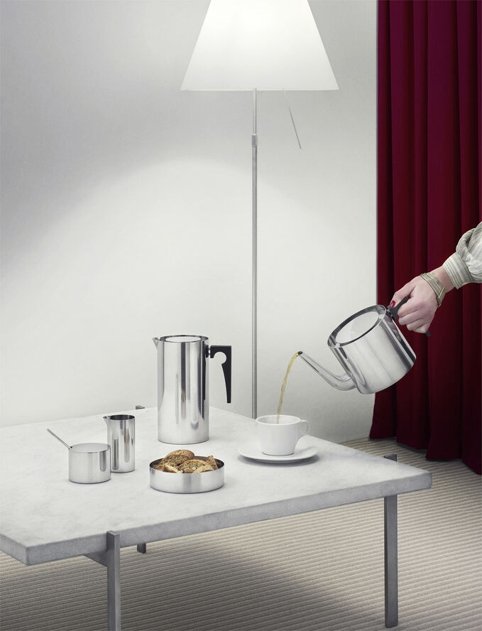 Arne Jacobsen presskanna 1 l. steel