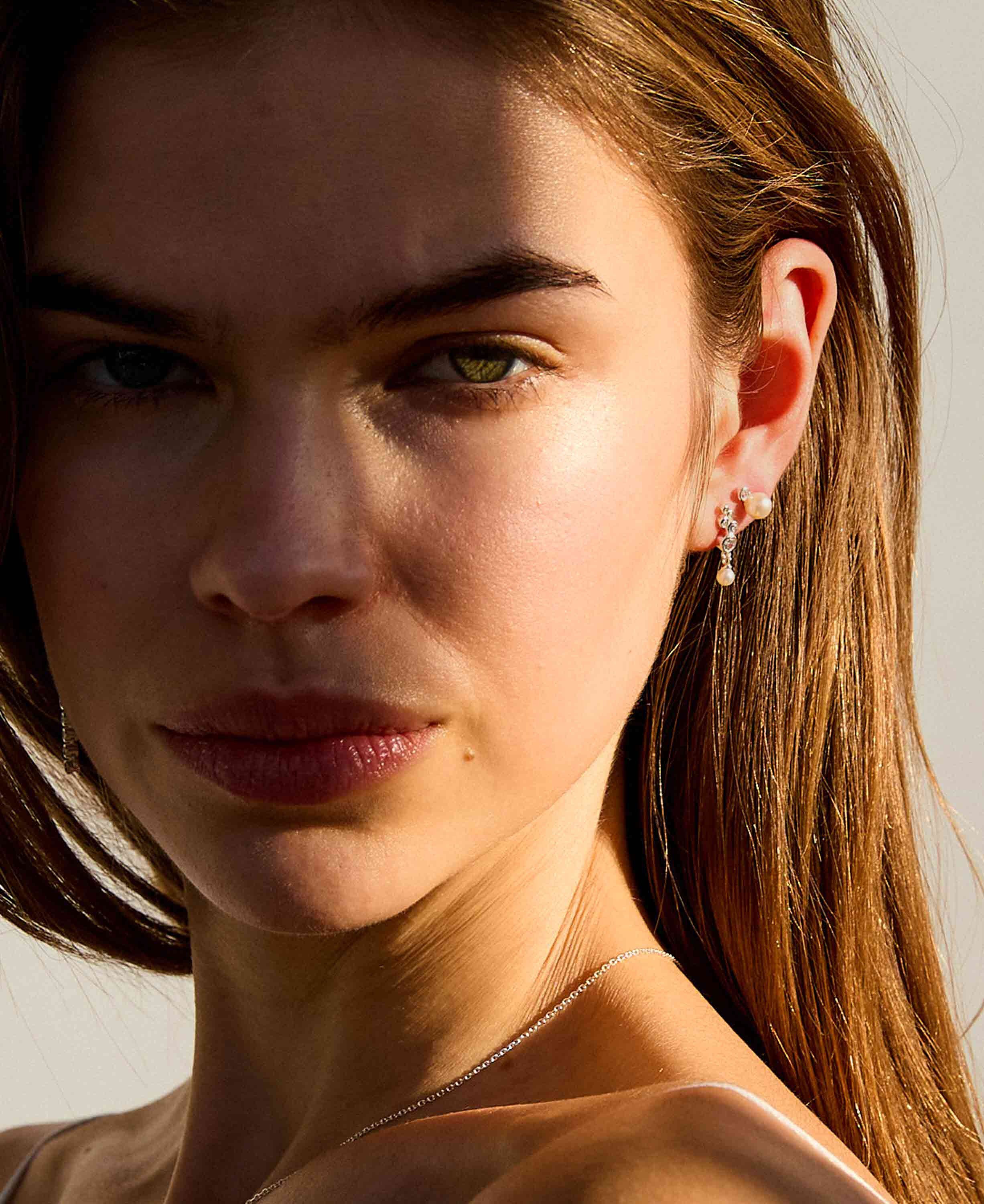 Sienna pearl &oslash;reringe