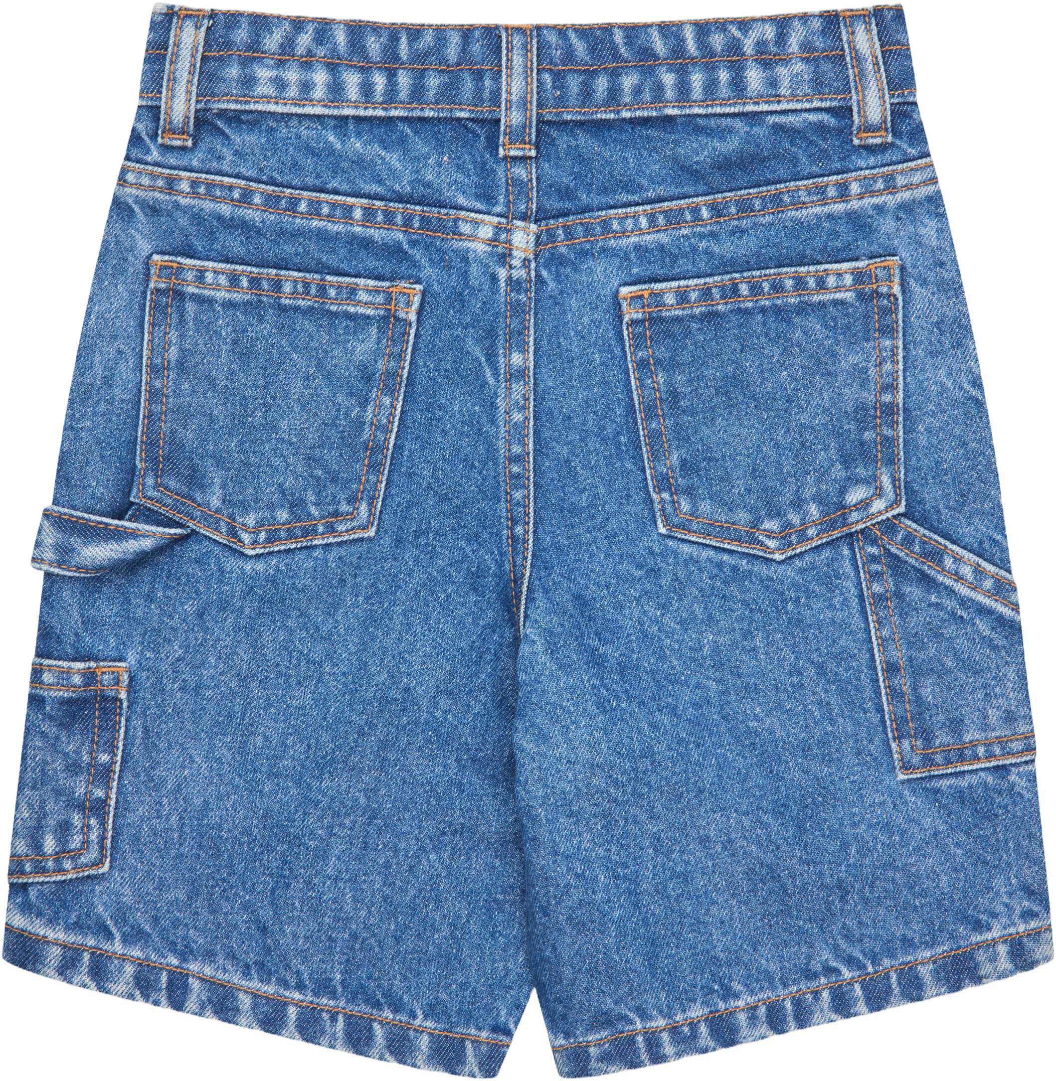 DENIM CARGO SHORTS