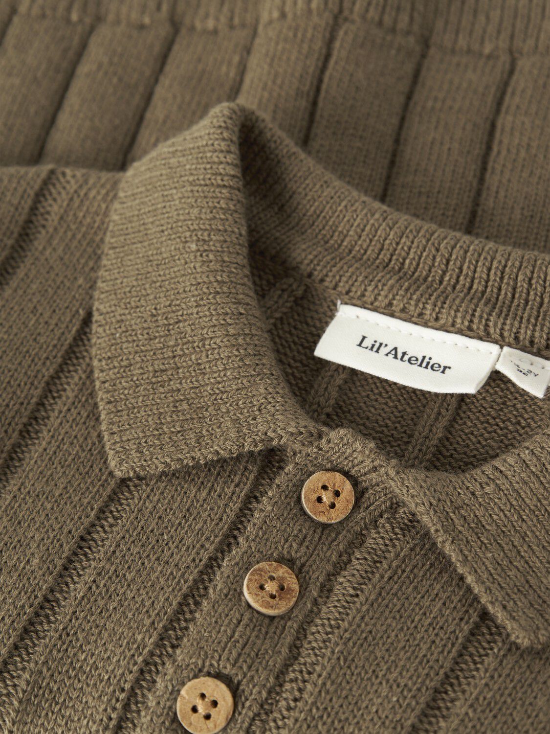 Nmmlomon Ls Loose Knit Polo Lil