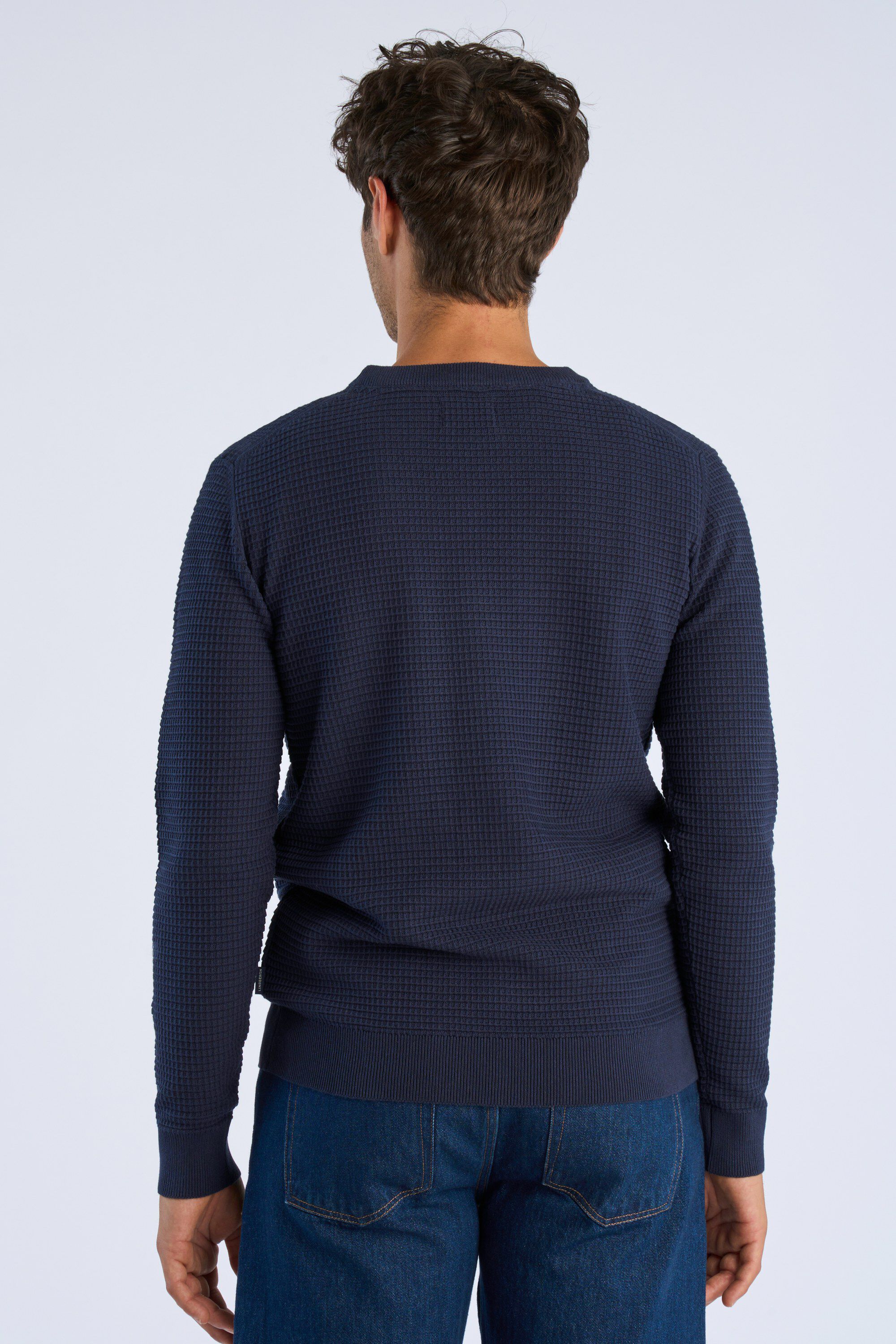 Structure o-neck knit L/S