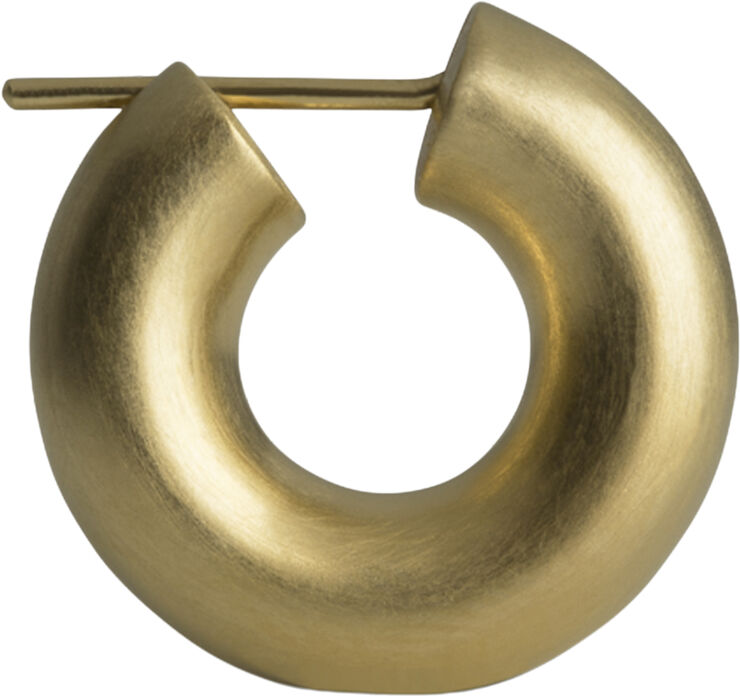 Small Chunky Hoop, gold-plated sterling