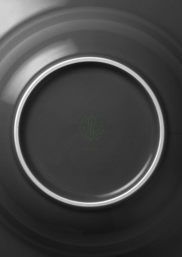 Rhombe Earth Dyb tallerken Ø24. 5 cm slate