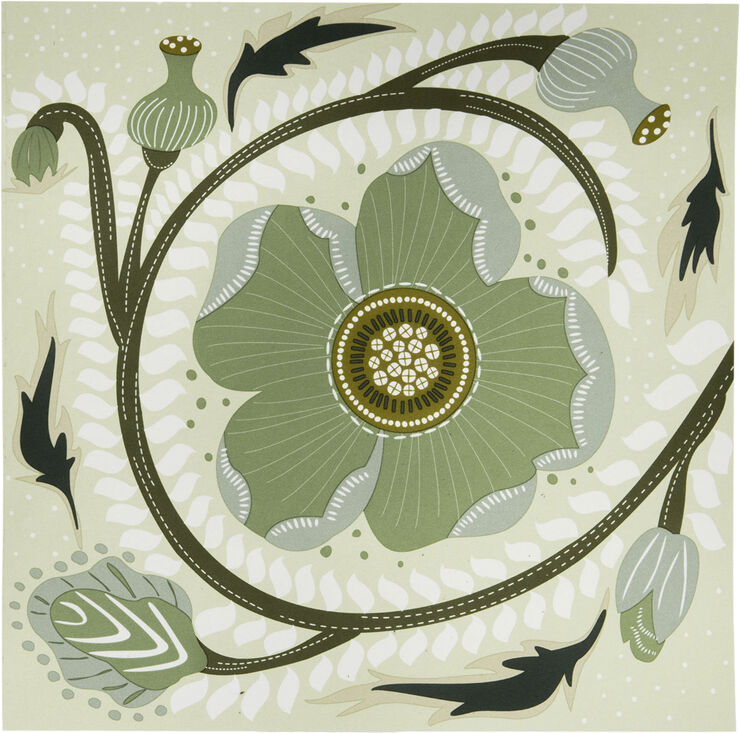 Paper Napkin 20x20cm Poppy Sage 50pcs