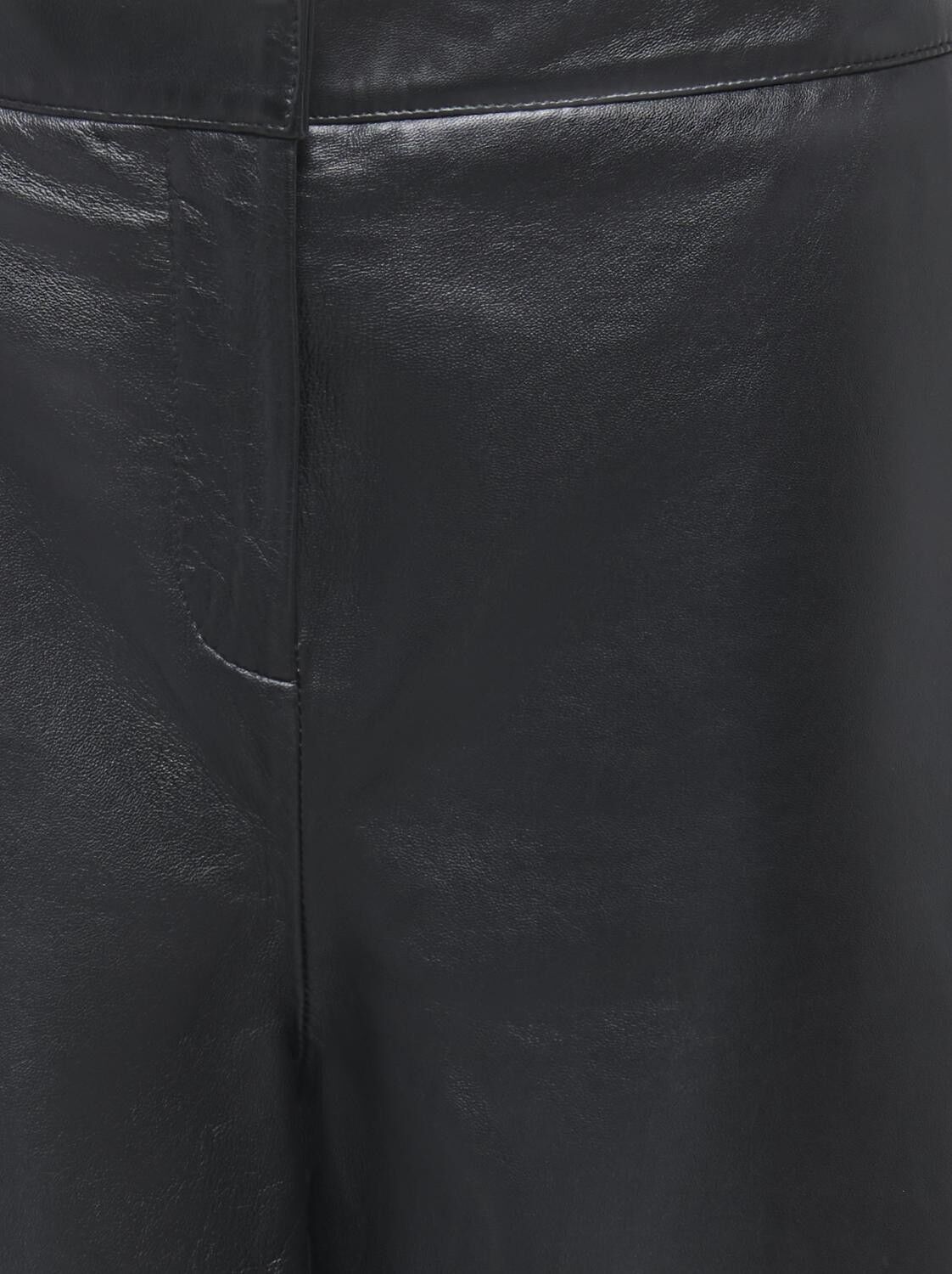 Onlviola Real Leather Shorts Otw