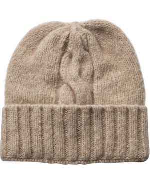 7832 Cable Beanie Light Beige