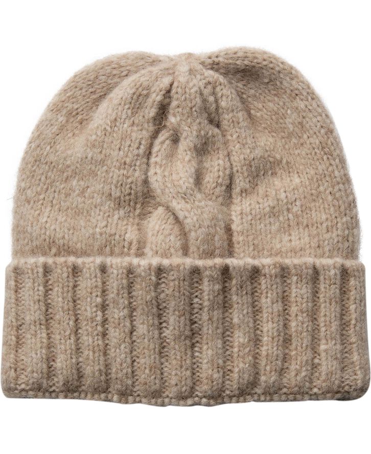7832 Cable Beanie Light Beige