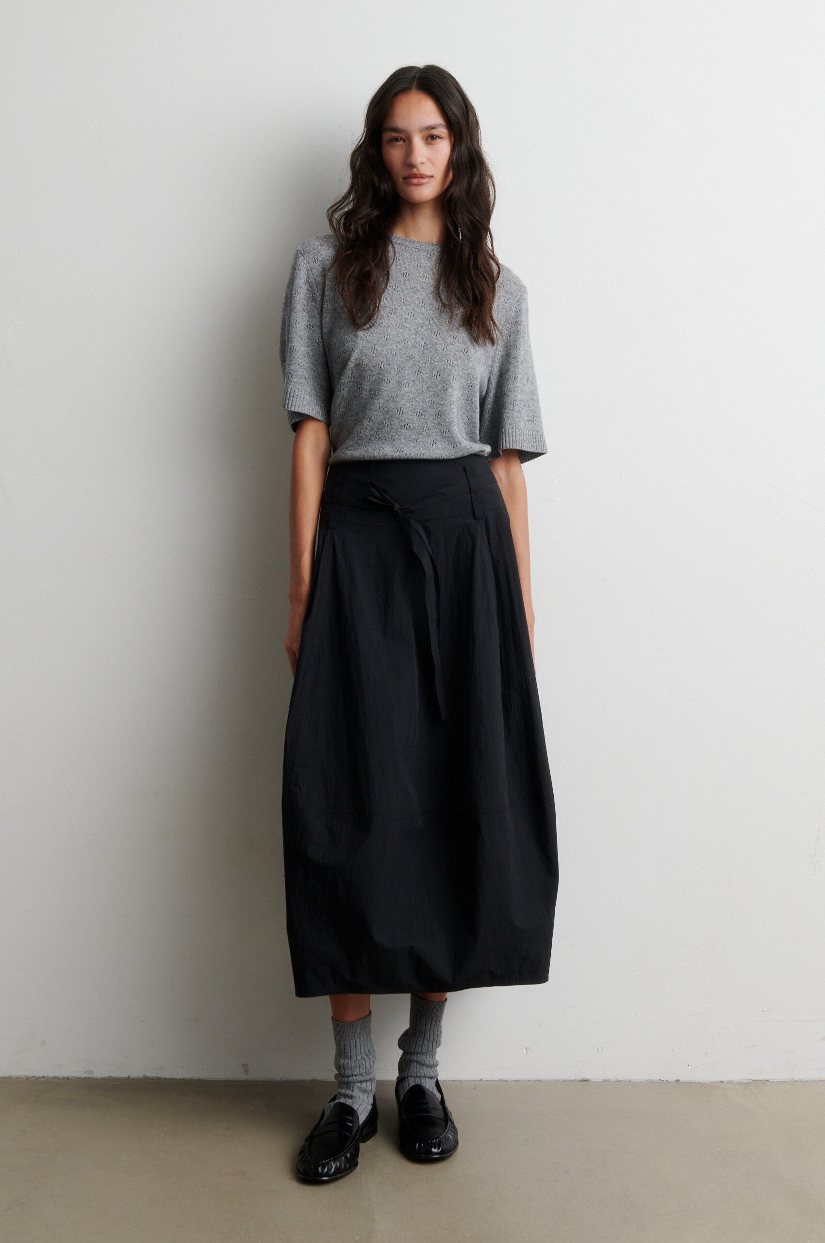 Amala Wool Knit SS O-Neck
