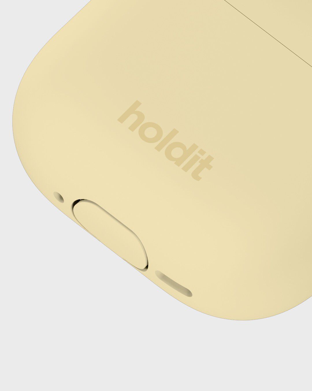 Silicone Case Solid AirPods 4 Butter Yellow