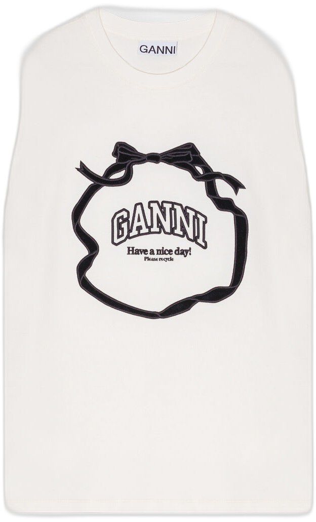 Heavy Cotton Bow Relaxed T-shirt