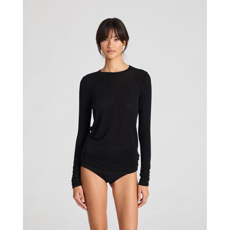 Thyra L/S Wool Top