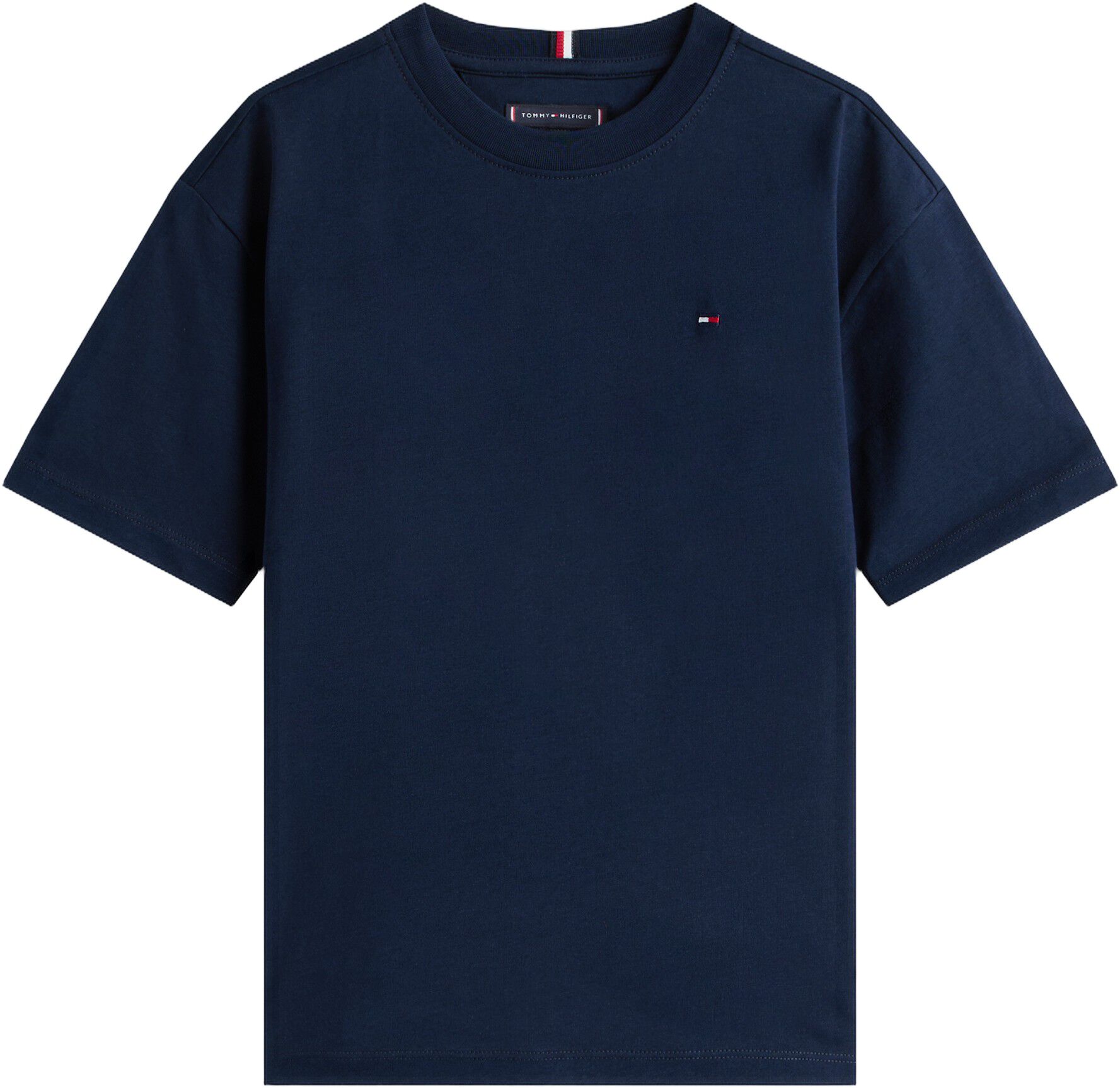 Essential Flag Embroidery Crew Neck T-Shirt