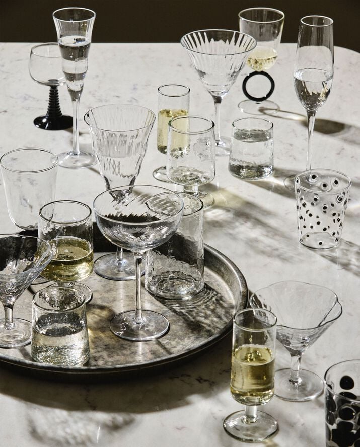 VITA tall wine glass - clear