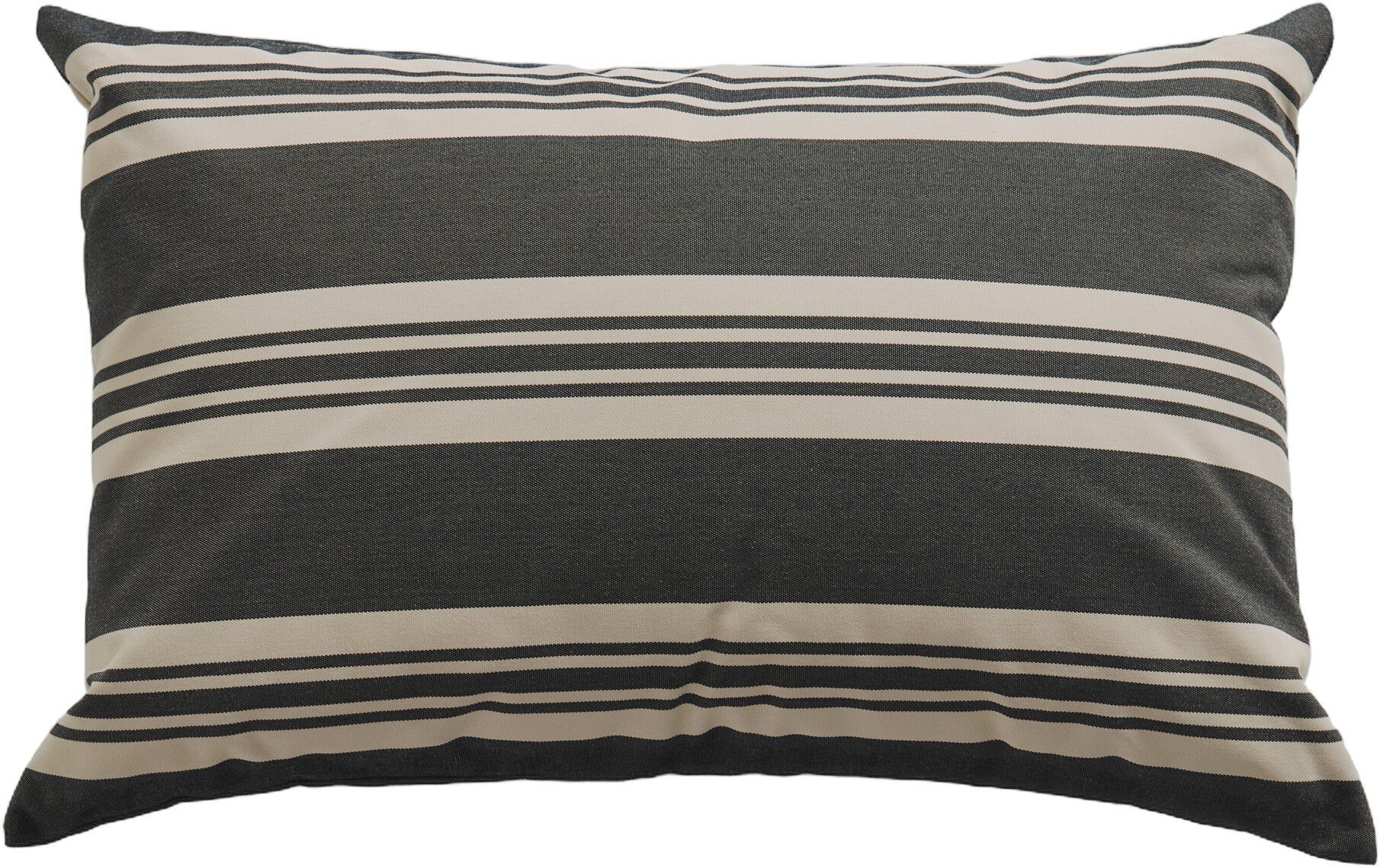 Fossflakes utomhuskudde 40x60 cm. M&ouml;rkbl&aring; randig