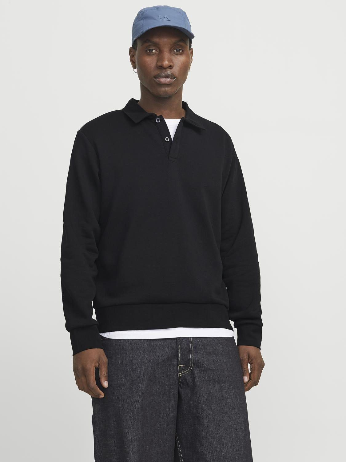 JJEBRADLEY SWEAT POLO NOOS