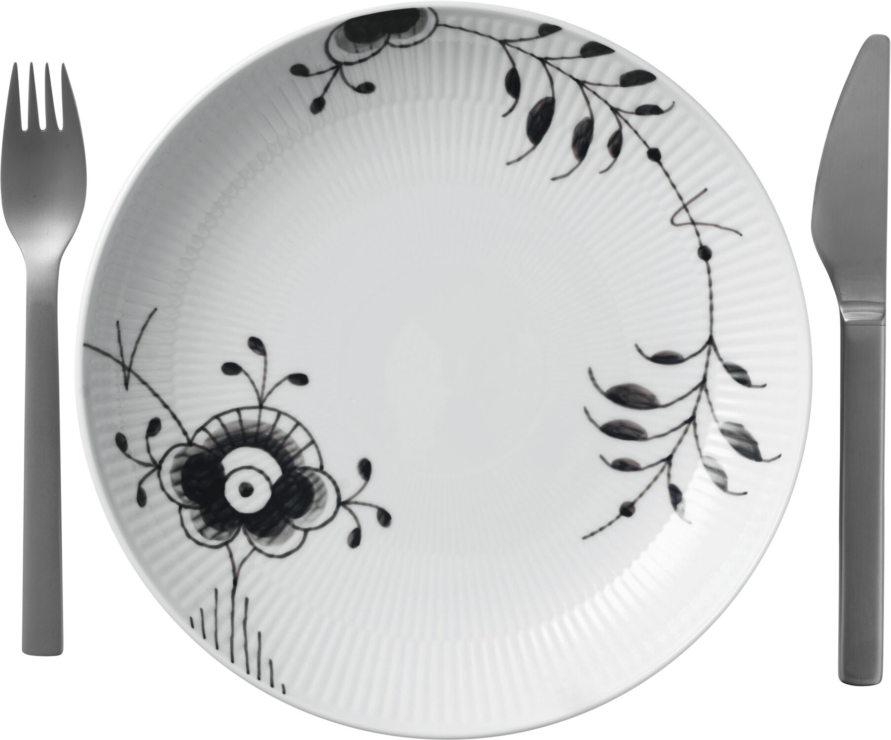 Black Mega Modern 25 cm tallrik