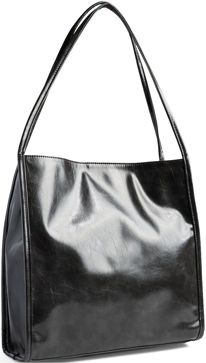 PCMALOU PATENT SHOPPING BAG WB