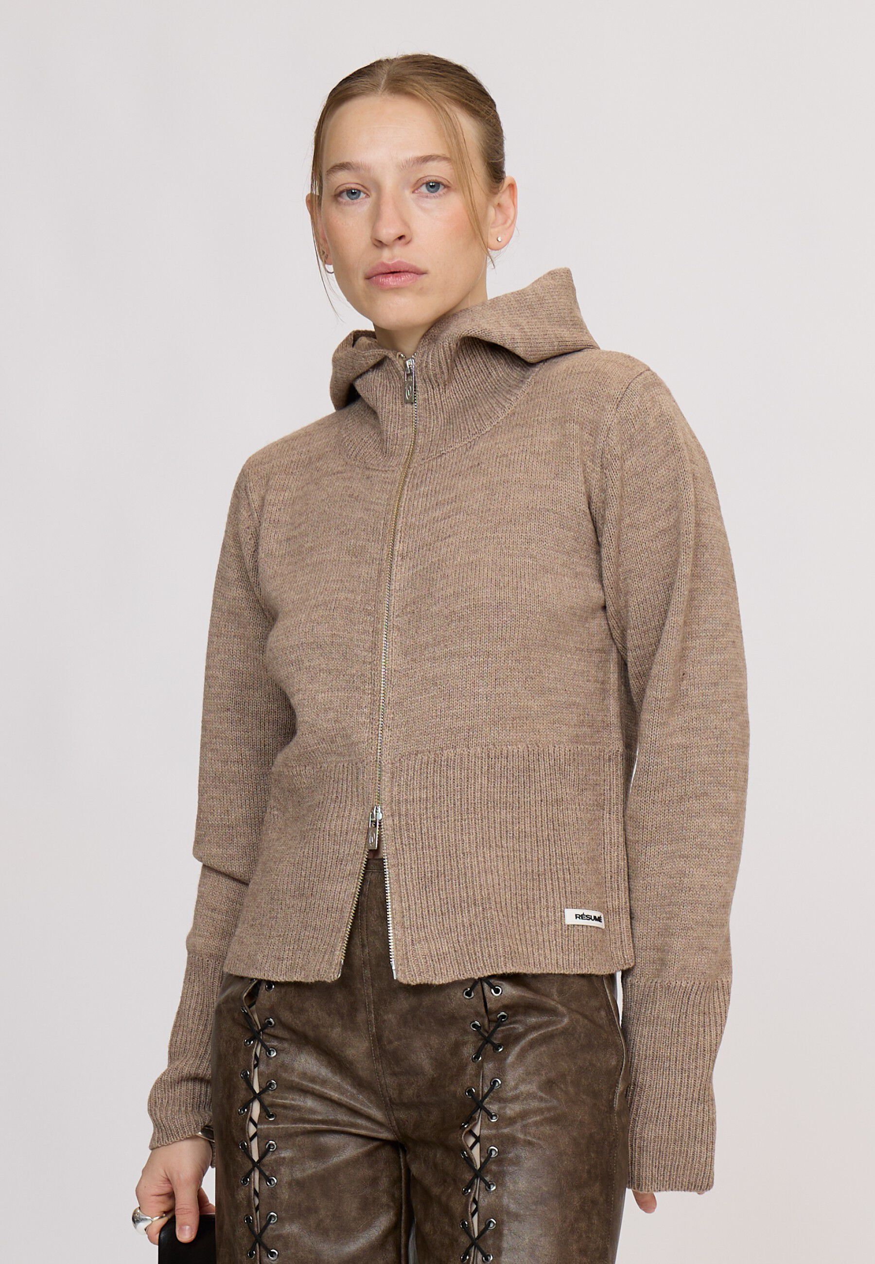 OriRS Knit Zip Blouse