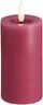 Moods & More - LED Pillar Candles, Silk, Melted, Vintage rose, 49x100