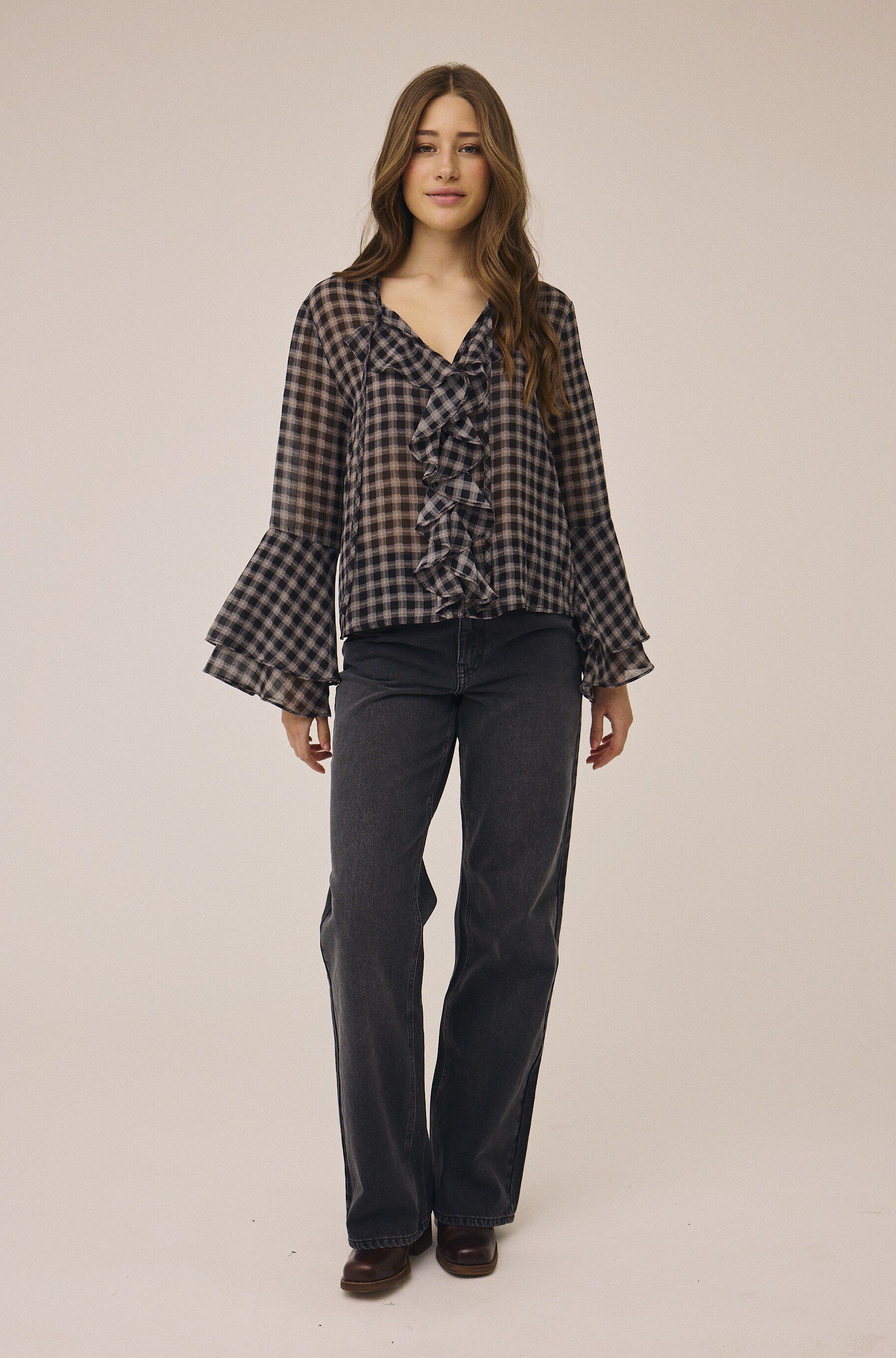 Signe 3 Frill Blouse - GRS