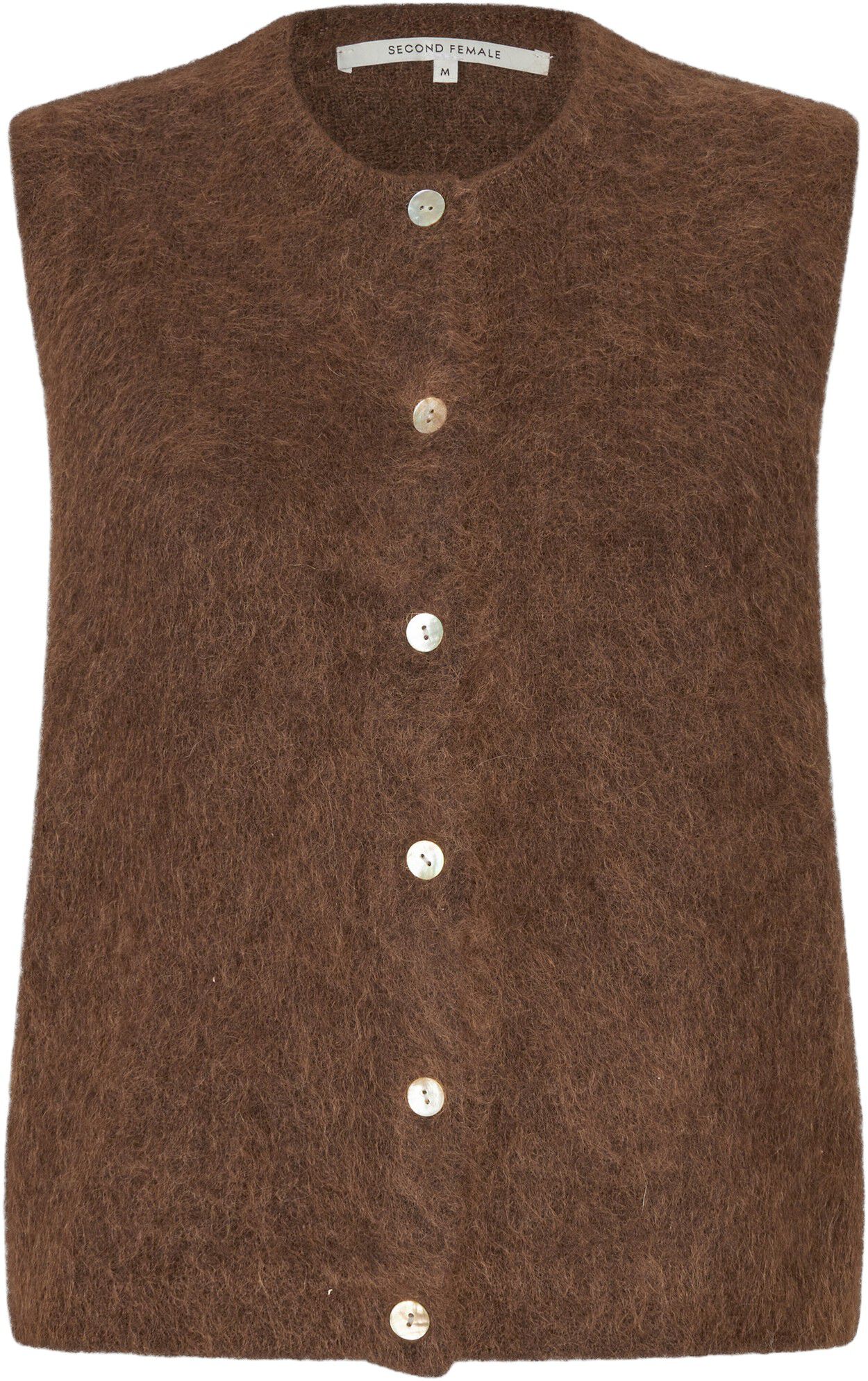 Brook Knit Button Vest