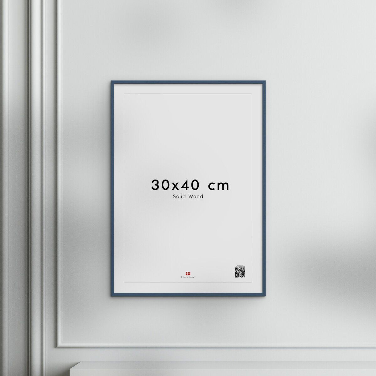 Poster&Frame - Indian Teal Wood 30x40cm