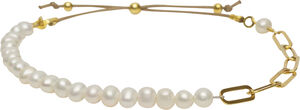 Amelia Bracelet Freshwater Pearl - Gold