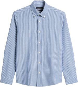 Button down collar, long sleeves, r