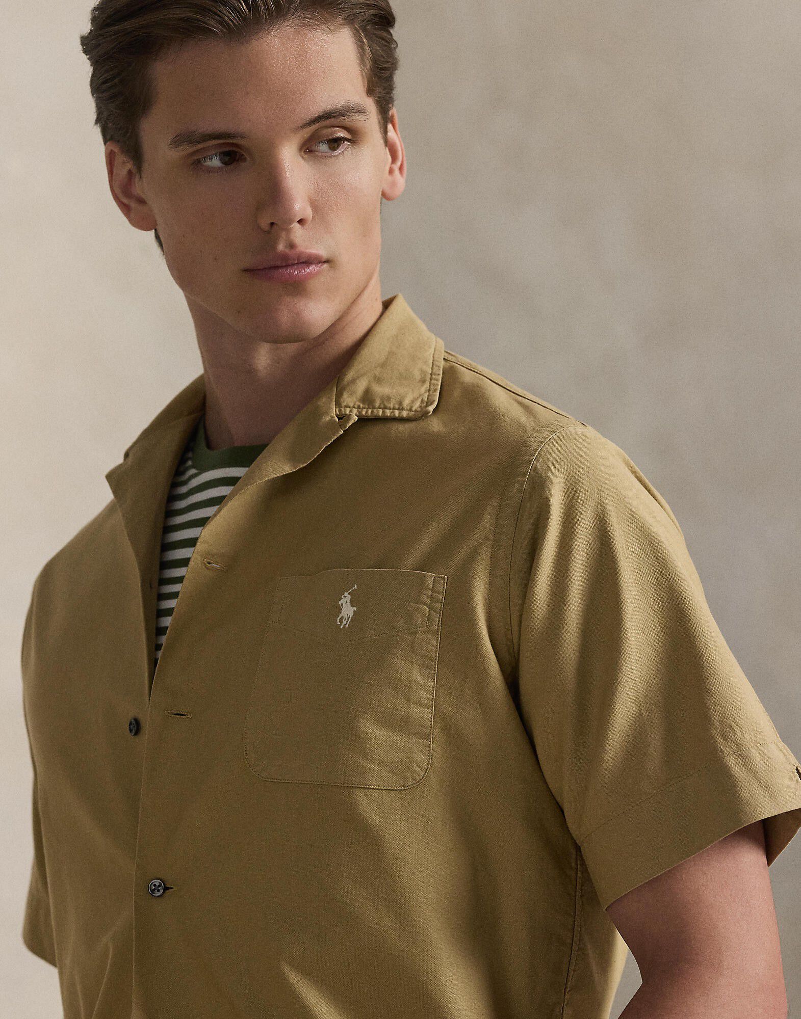 Classic Fit Oxford Camp Shirt
