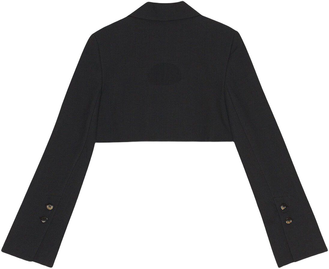 Beskuren kavaj i kostymtyg av bomull