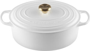 Oval gryde 31cm White