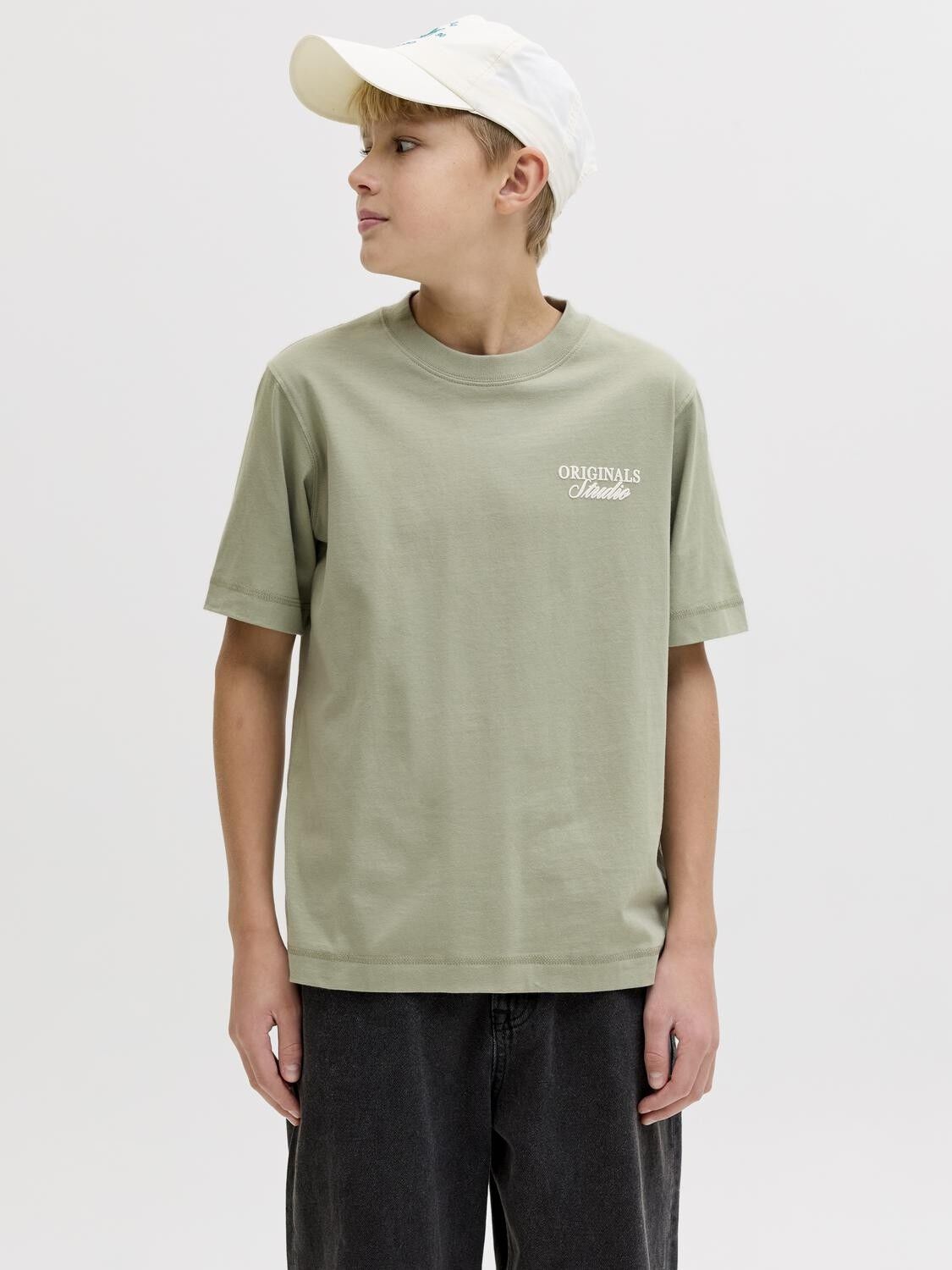 Jornorrebro Typo Tee Ss Crew Neck Sn Jnr
