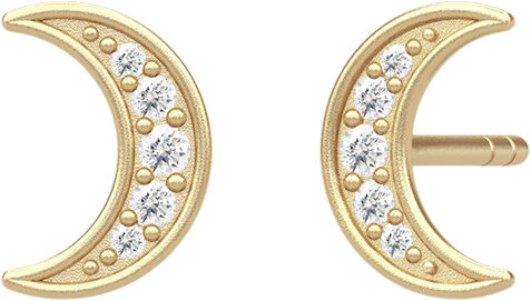 Moon Balance Earring - Gold