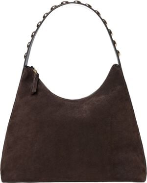 STASSIE STUDDED SLOUCHY SHOULDER BAG