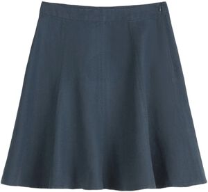 Woven skirt, short length, flared h