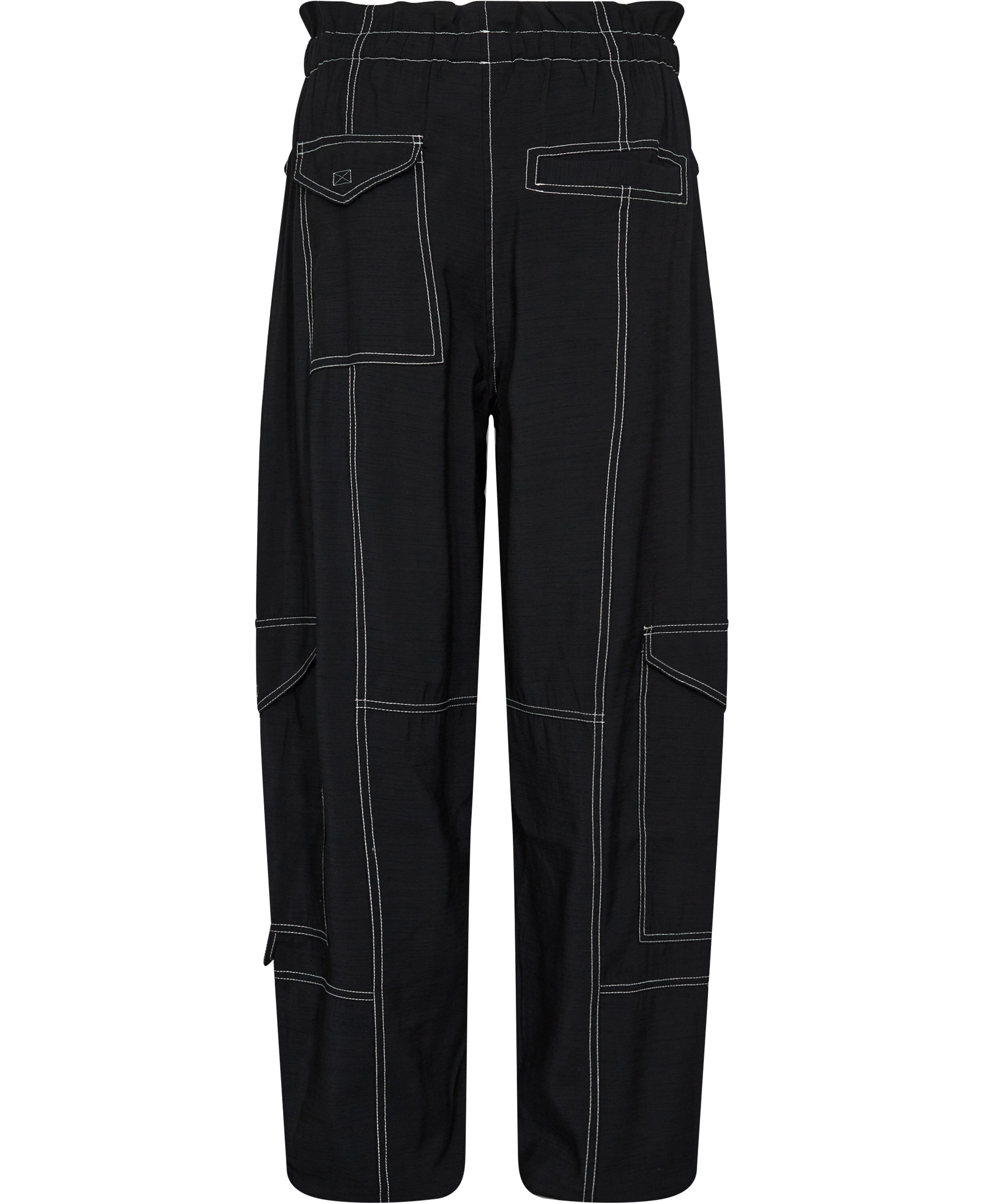 Light Slub High Waist Pocket Pants