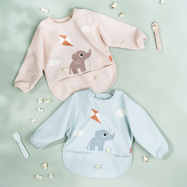 Hagesmæk m/ærmer og lomme Playground Blå