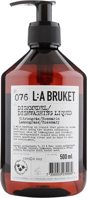 Dish Washing Liquid Lemongrass/Rosemary 500 ml