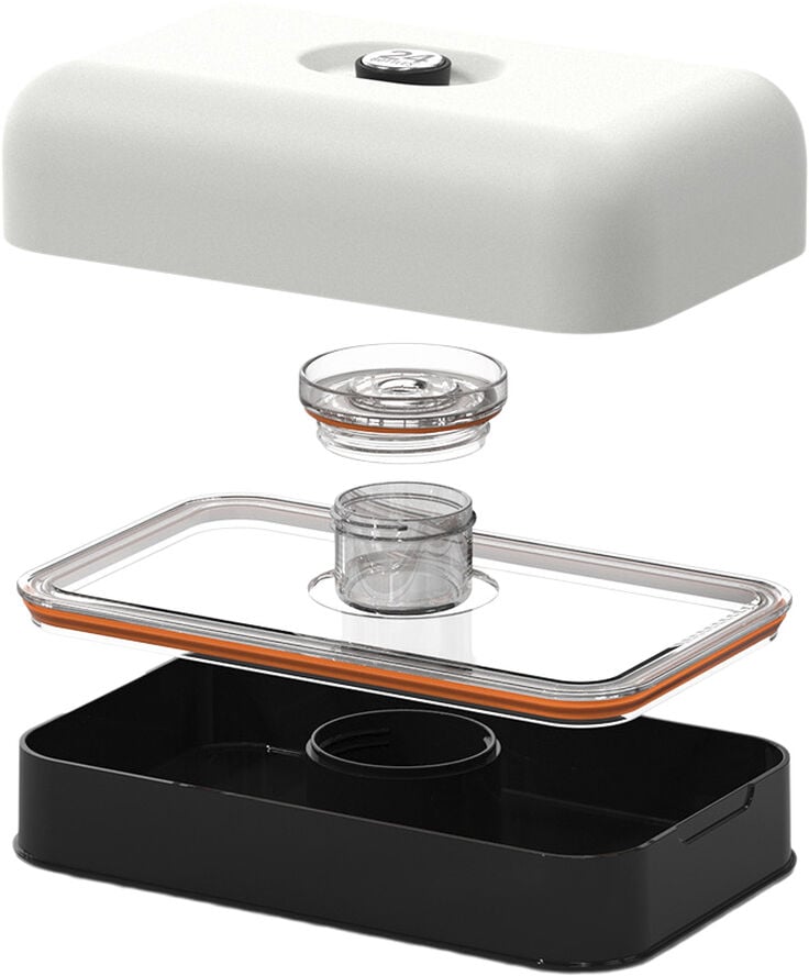 Lunchbox - Stone Finish - Ice White