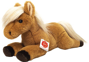 Teddy Hermann - Liggende hest 34 cm