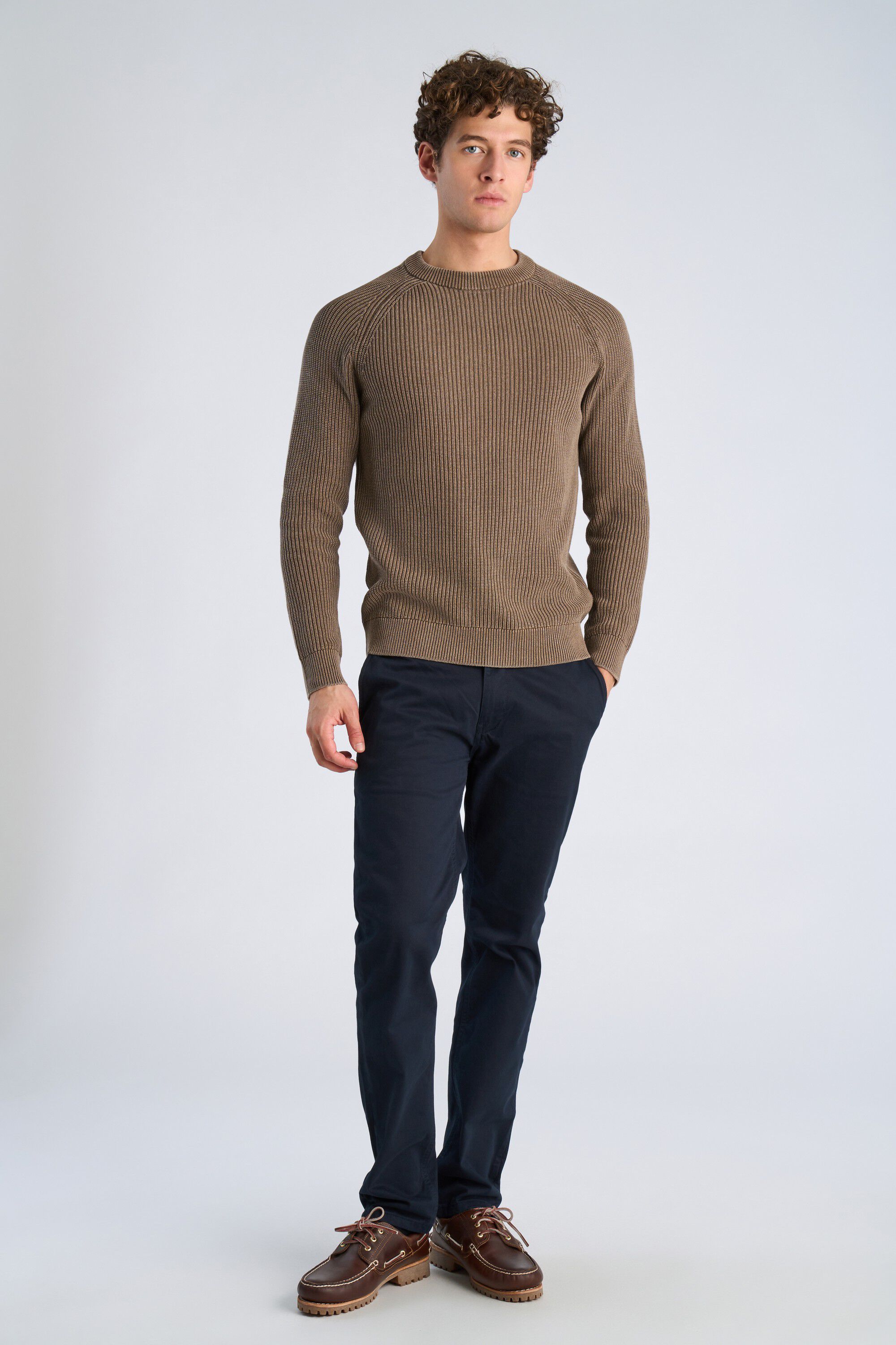 Recycled acid crew neck L/S