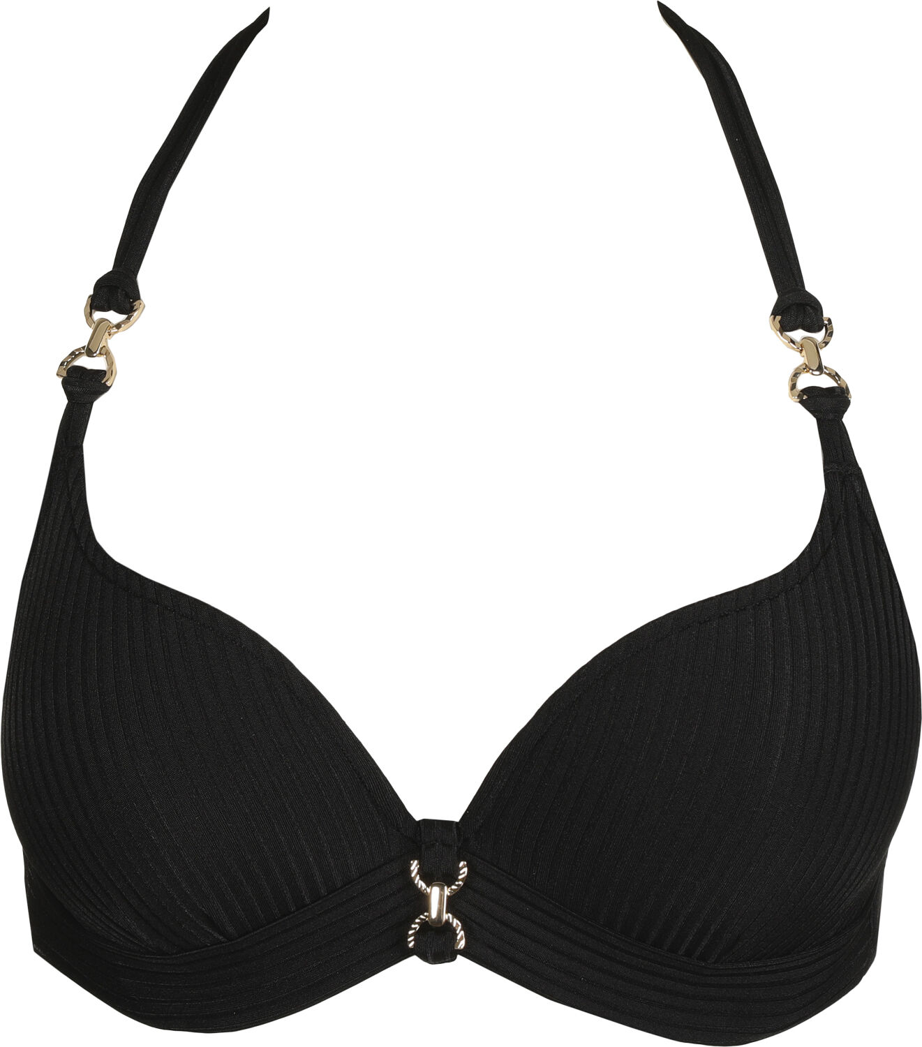 Emly hjerteformet bikinitop med vattering