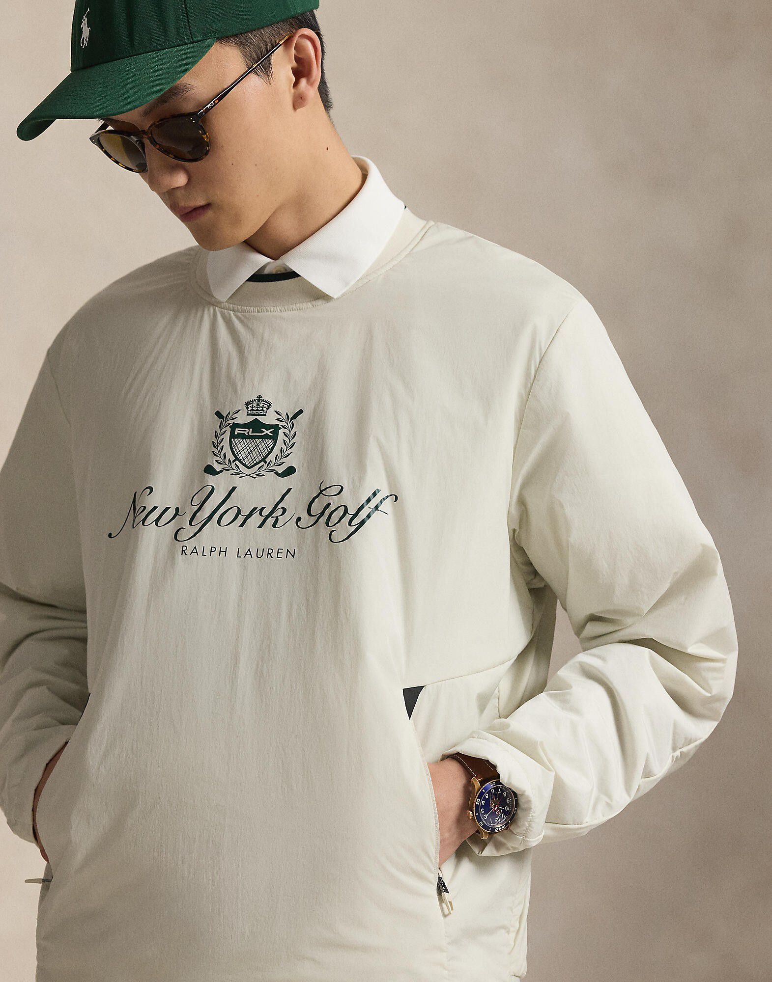 Stretch Hybrid Graphic Pullover