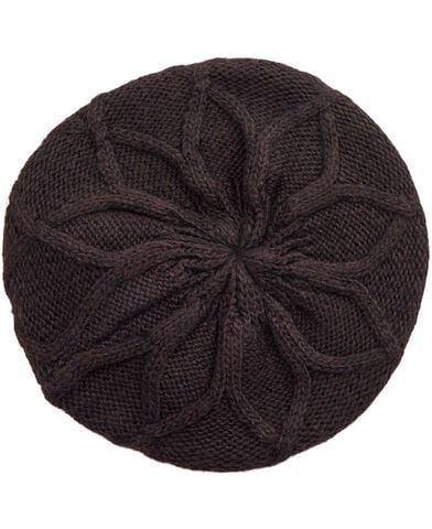 Knitted Beanie - Brown 6030
