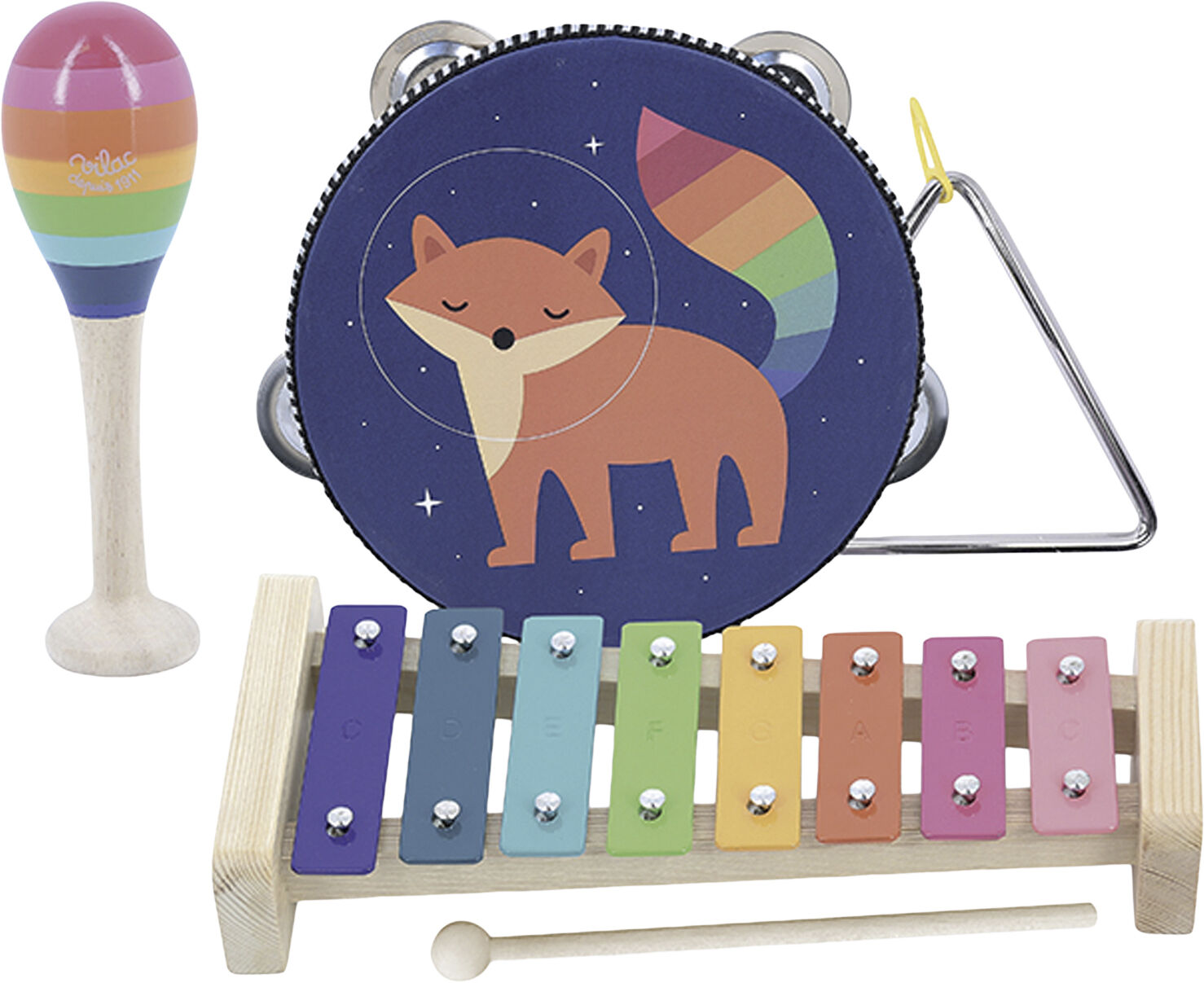 Vilac - Musiks&aelig;t - Rainbow af Andy Westface